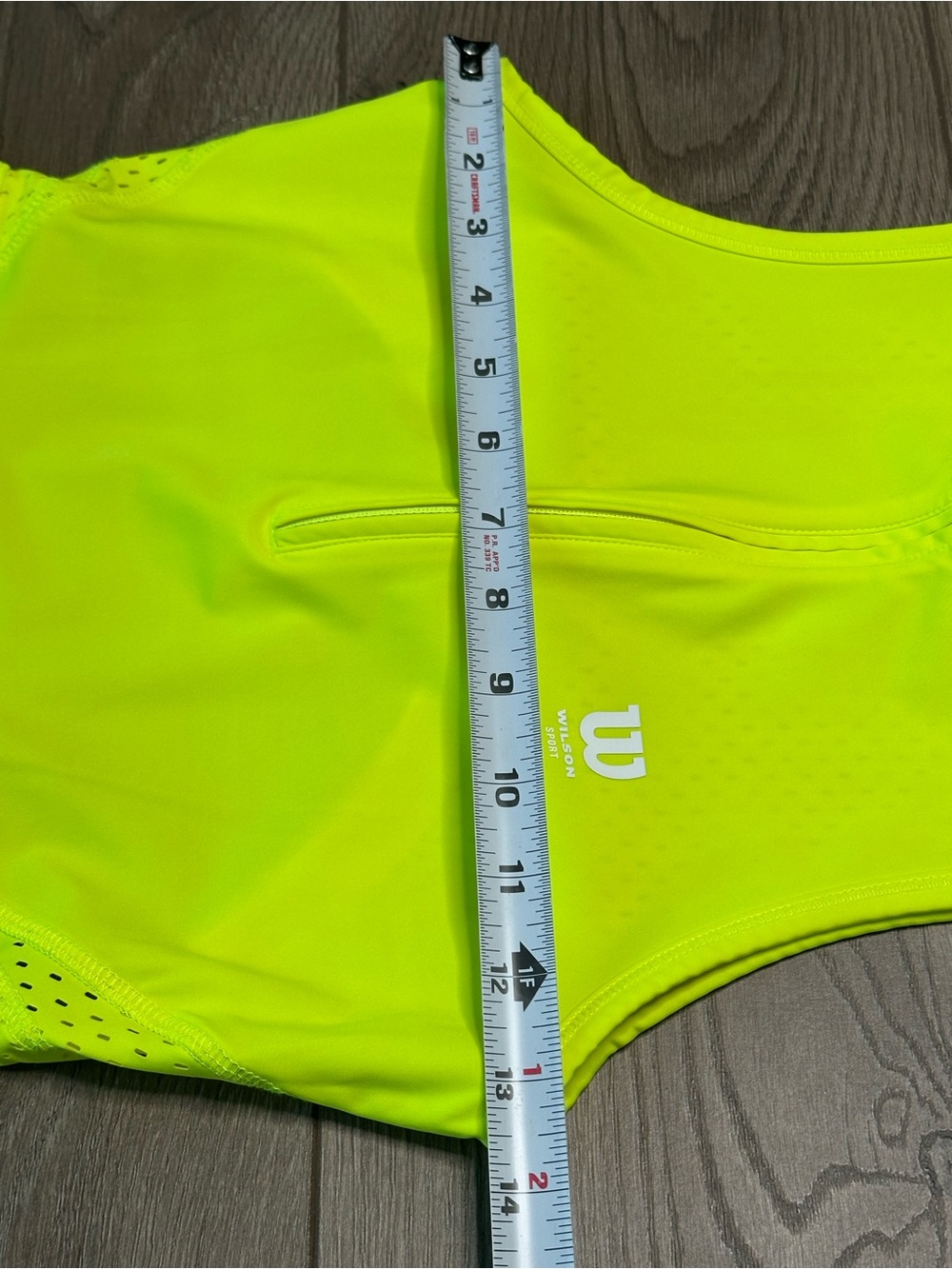 Wilson Winning Pleated 1/2 Zip Mock Neck Tennis Mini Dress Neon Yellow Size XS - Picture 7 of 9